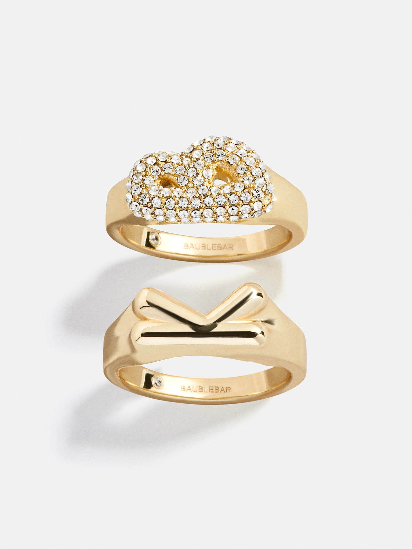 Mini Bubble Initial Ring - S